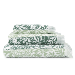 William Morris at Home Rose Stripe Sage Towel